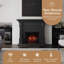 Modern Ember Augustine Mantel Package with 28" Electric Fireplace - Alexa & Google Asst Compatible-96920591