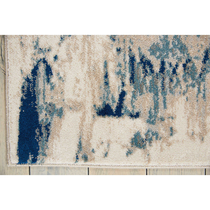 Abstract Indoor Rug, Rectangle 7'10" x 10'6"