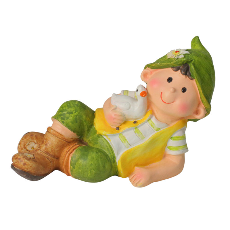 Figurine de jardin d'extérieur 7,5 po