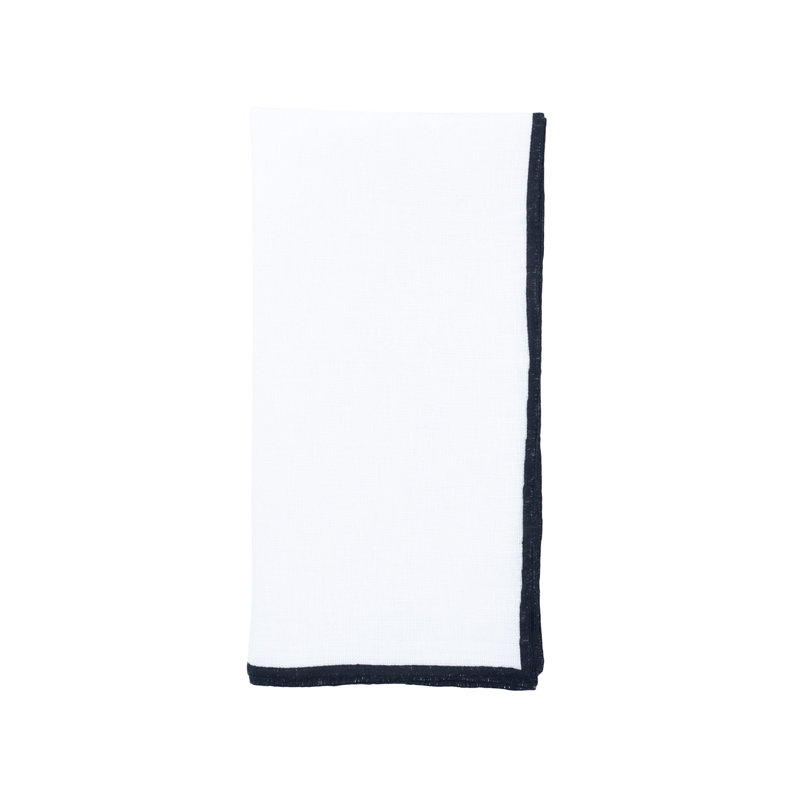 Serviette en lin 18 "Stitch Edges