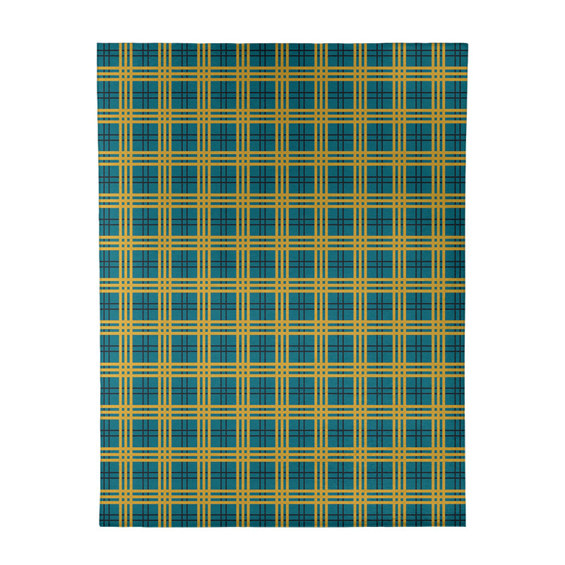 Plaid Indoor Rug, Rectangle 8' x 10'