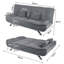 2 Seater Linen Sofa Bed