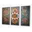 Parley - ensemble d'art mural floral-108463108-108463109