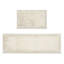 Tapis de bain réversible 100% coton, 3000 g / m², 21 x 34 po, naturel, doux et confortable, lavable à la machine, réversible, poids lourd, texture confortable-1458314687