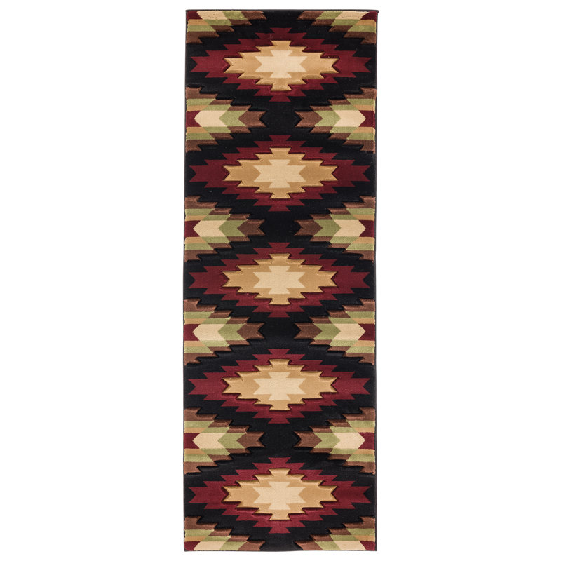 Espino Geometric Indoor Rug, Runner 2'7" x 7'4"