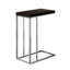 Table d'appoint en gin, forme de C, stratifié, métal, 18 x 10 étroit-101190872-101190871