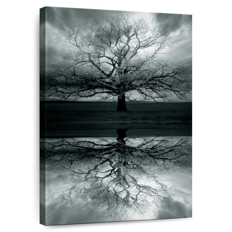 Hitzel Haunted Tree Reflection, 12" H x 8" W