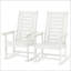 Ensemble de chaises berçantes d'extérieur, 2 pièces