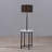 61.5'' Tray Table Floor Lamp with USB and Outlet