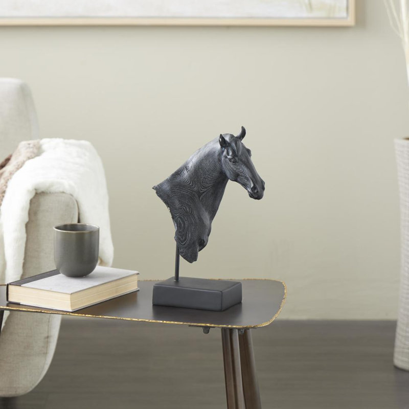Sculpture cheval en résine Cleaster
