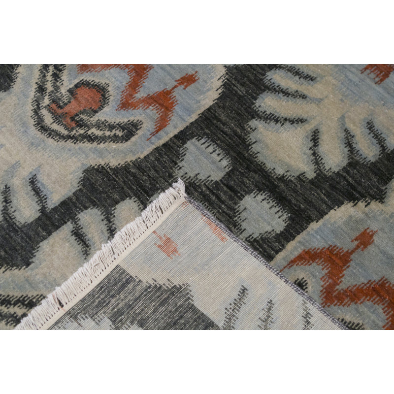 Wool Damask Indoor Rug