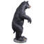 Statue d'ours noir debout