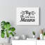 By Small Means 1 Piece Wrapped Canvas Wall Art-1917299980