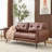 Corvo 61'' Faux Leather Loveseat-1298325713