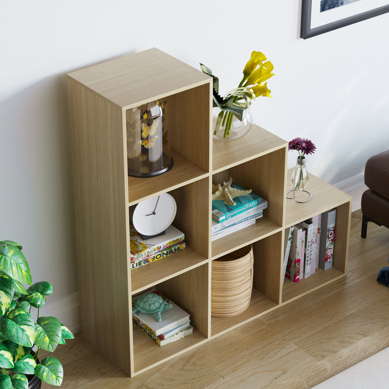 96.5cm H x 96.5cm W Bookcase, Oak