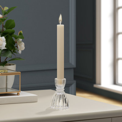 3.5'' H Glass Tabletop Candlestick