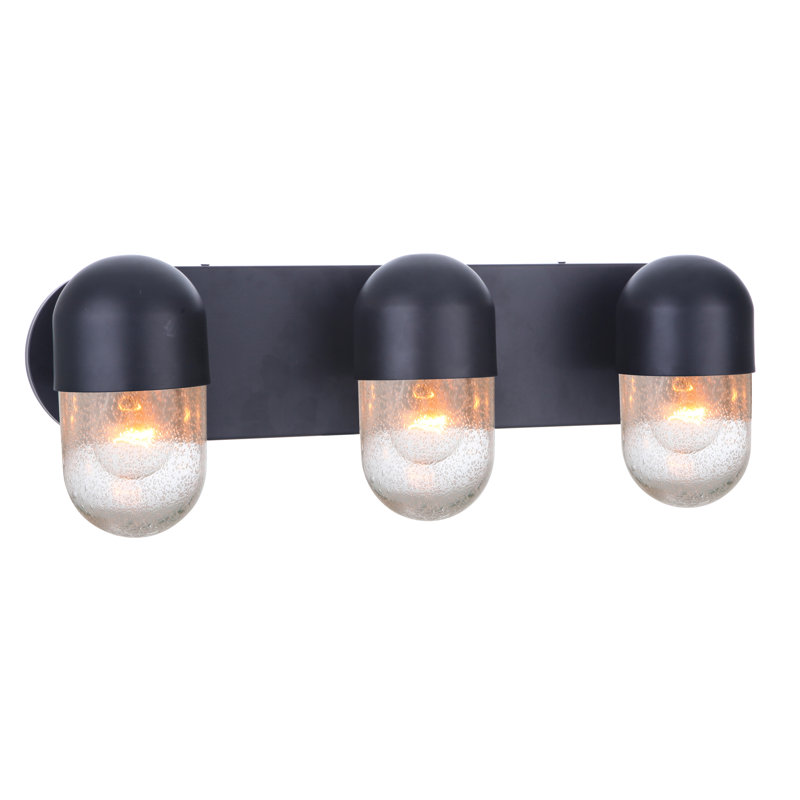 Rochel 3 - Light Bath Bar, Black