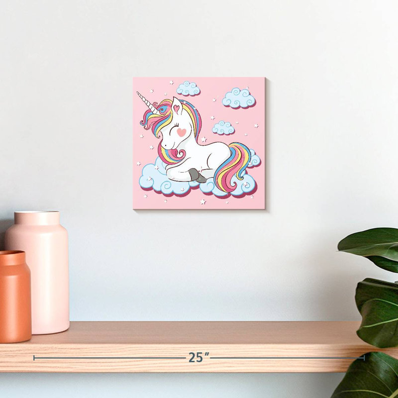 Ashelle, licorne colorée