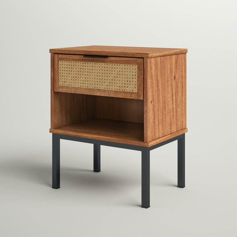 Anya 20'' W Nightstand, Brown