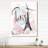 Illustration with Paris Eiffel Tower - Modern Wall Clock-97912160