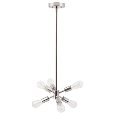 Lustre sphérique spoutnik à 6 lumières Jadine