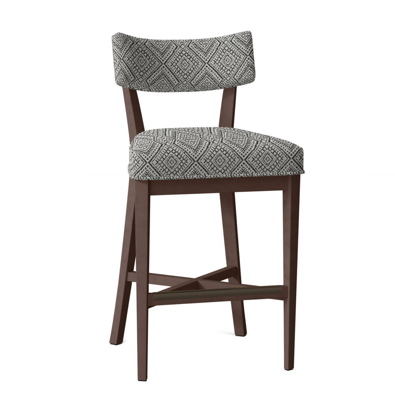 Tabouret de bar 29,5 po Juliet, Perguold Iguazu Noir, Tabac, Tabouret de bar (siège d'une hauteur de 29,5 po)