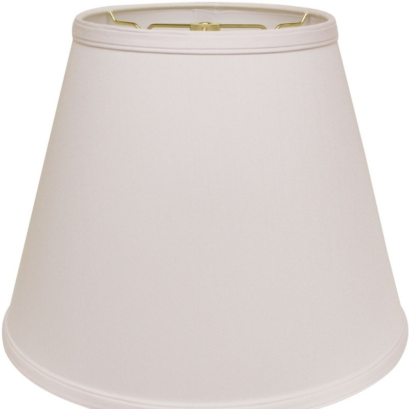 Abat-jour Empire, H 13 po x l 18 po x P 18 po, Blanc
