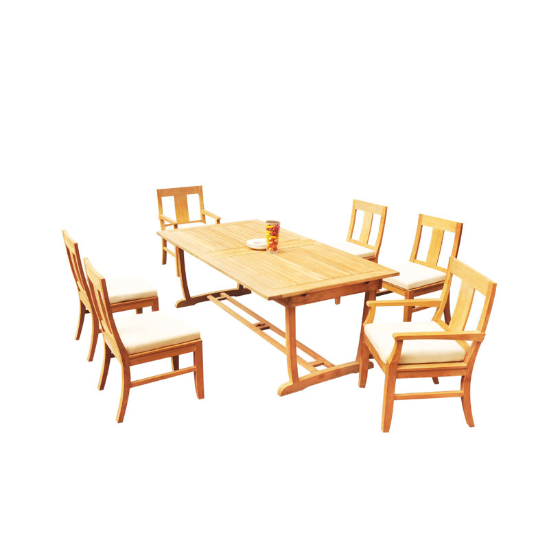 Ensemble de salle à manger Mas Teak, 6