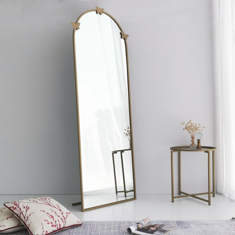 Burgan Metal Flat Floor Mirror