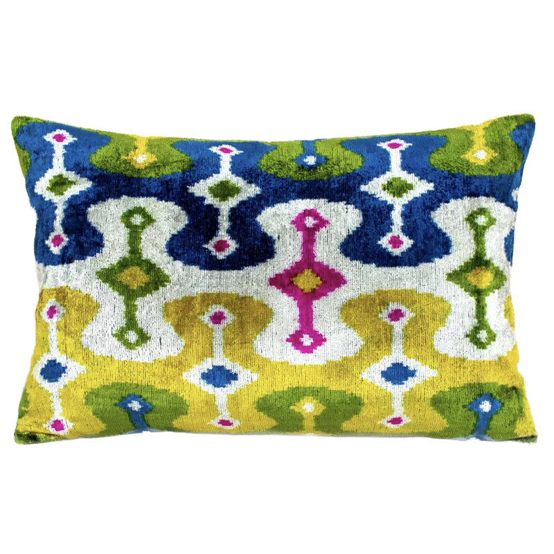 Velvet Lumbar Pillow Cover & Insert