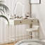 Makeup Vanity with Light mirror,2 drawers