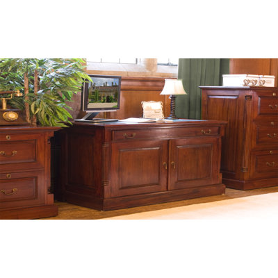 La Roque Solid Wood Executive Desk