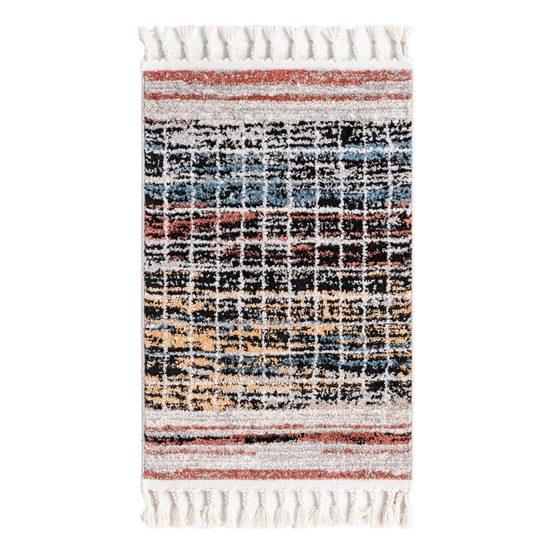 Tapis Bungalow Rose Oliver Joriann, Rectangle 2 pi x 3 pi 1 po