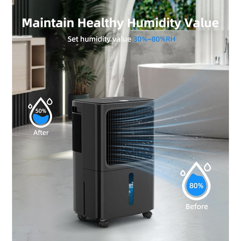 Veagaso Dehumidifier Vg380, Black