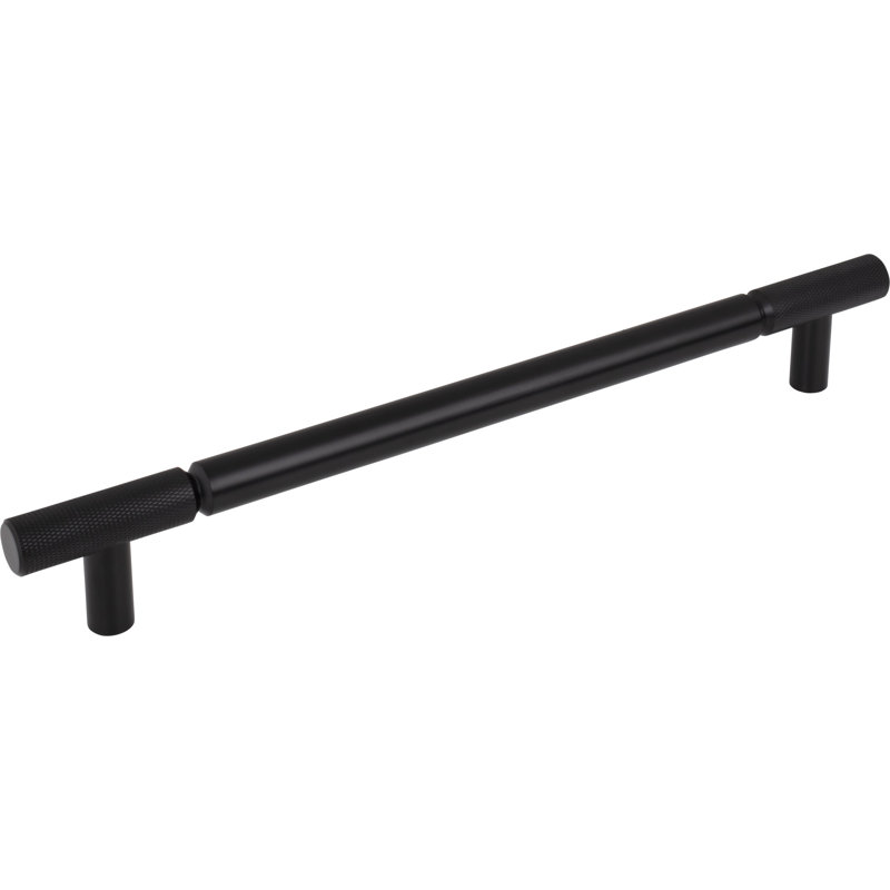 Prestwick Bar Appliance Pull, Flat Black, 12" Center To Center