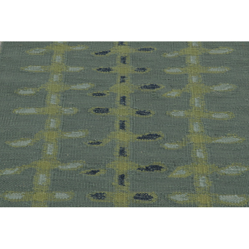 Scandinavian One-of-a-Kind 3'0X8'0 Hand Knotted Area Rug
