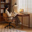 Bureau en bois massif avec tiroir-579959602