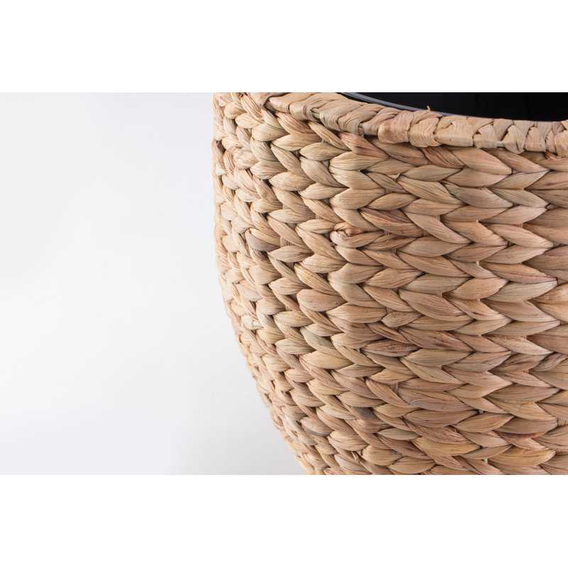 Ensemble de pots à fleurs en osier 2 pièces Carmelita