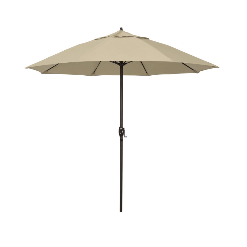 Parasol de marché 7,5 pi Gino, Toile Sunbrella® beige antique, H 94 po x l 86,3 po x P 86,3 po