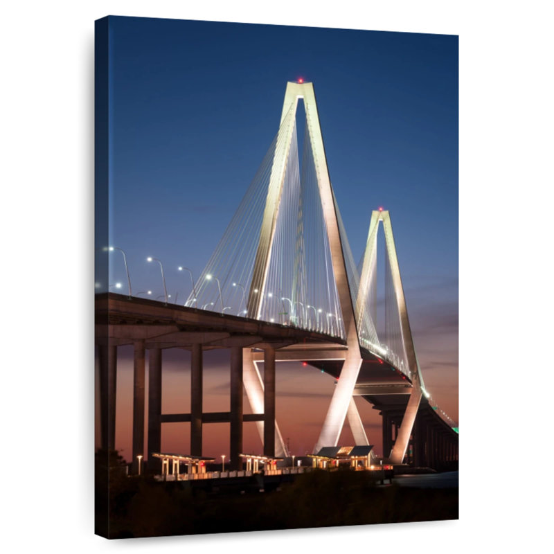 Lilie Nightly Cooper River Bridge, 24" H x 16" W