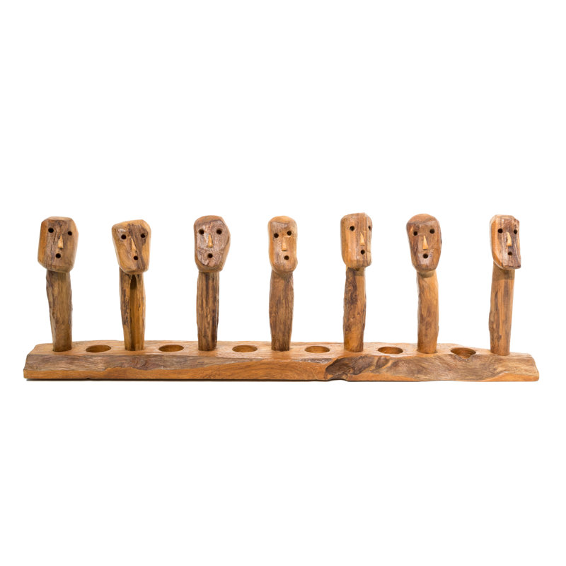 Wood Tabletop Tealight Holder