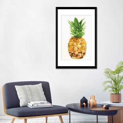 Pineapple I par PI Studio - Estampe numérique sur toile tendue avec châssis