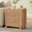 Ensemble de chambre à coucher 3 pièces, une commode à 7 tiroirs et deux tables de chevet à 3 tiroirs-133694131-133694132