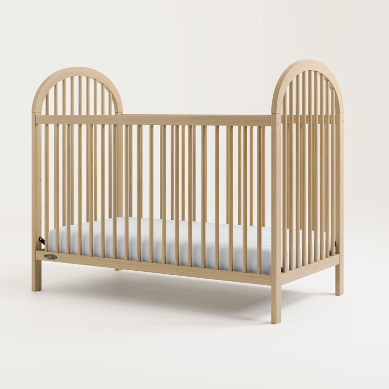 Lit de bébé convertible 3-en-1 Olivia, Bois flotté, Non