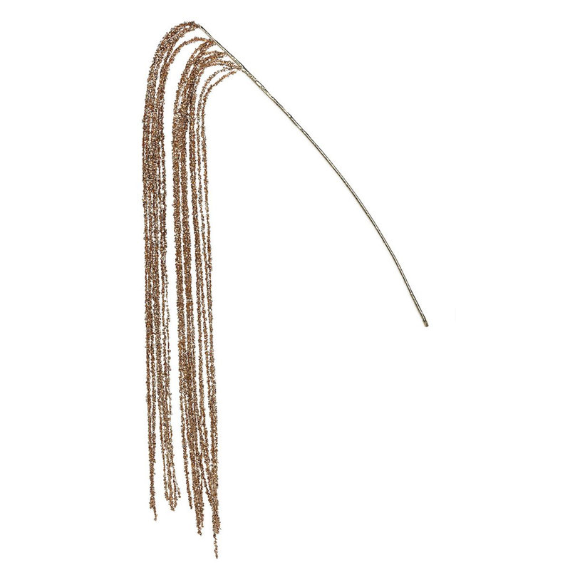 Branche de feuillage artificiel 43 po, Or