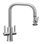 Fulton Modern 2 Handle Plp Pulldown Faucet - Lever Sprayer