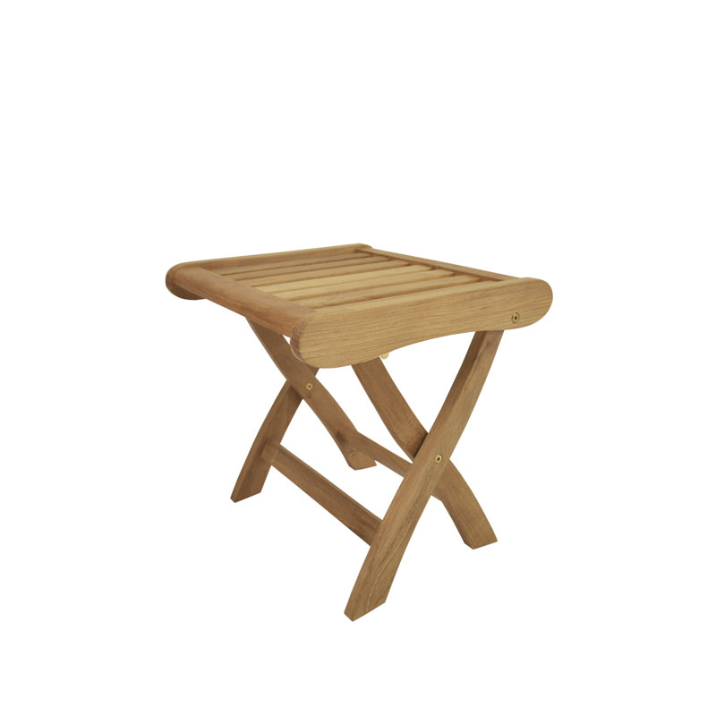 Camrose Small Natural Teak Outdoor Storage Box