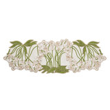 Orchid Handmade Floral Table Runnner