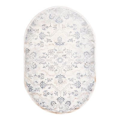 Tapis ivoire / gris Alamo