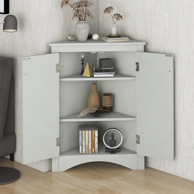 Triangle Storage Cabinet, Separate Bathroom Kitchen Cabinet